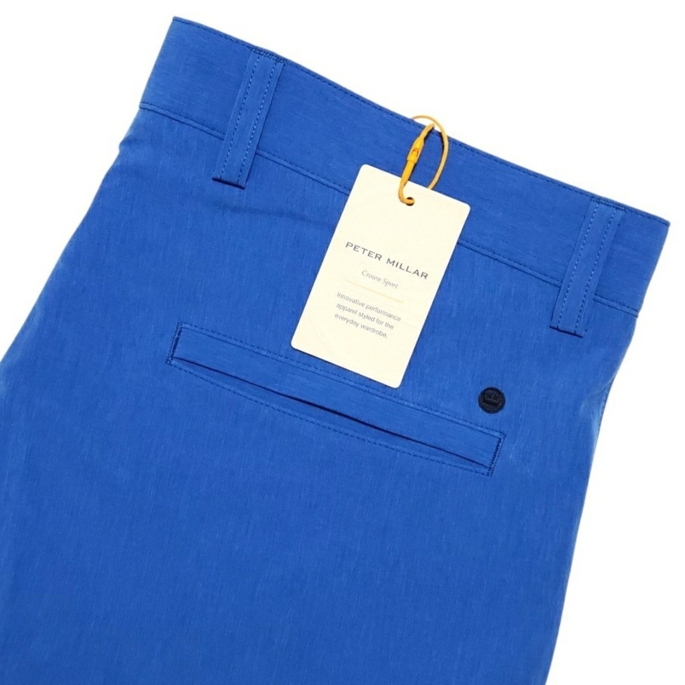 Peter Millar Crown Sport Shackleford Hybrid Shorts Mens 32 Blue $115